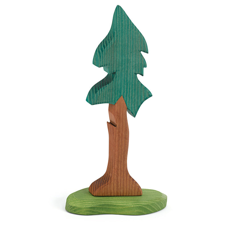 Holztiere & Figuren Ostheimer Holzspielzeug Tanne lang mit Stamm und Stütze