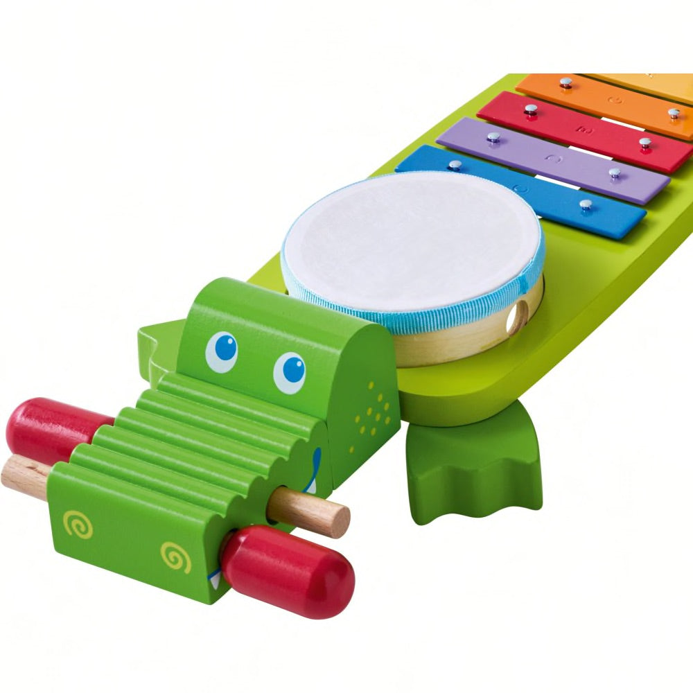 Klangspielzeug HABA Klang-Kroko