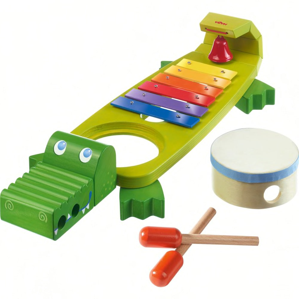 Klangspielzeug HABA Klang-Kroko