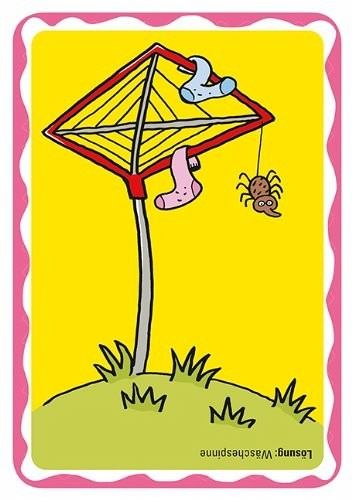 Moses 50 Karten / Pocket Quiz Moses Verlag 50 lustige Bilderrätsel für kleine Knobelfreunde