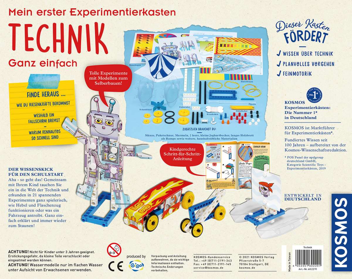 Physik KOSMOS Mein erster Experimentierkasten - Technik