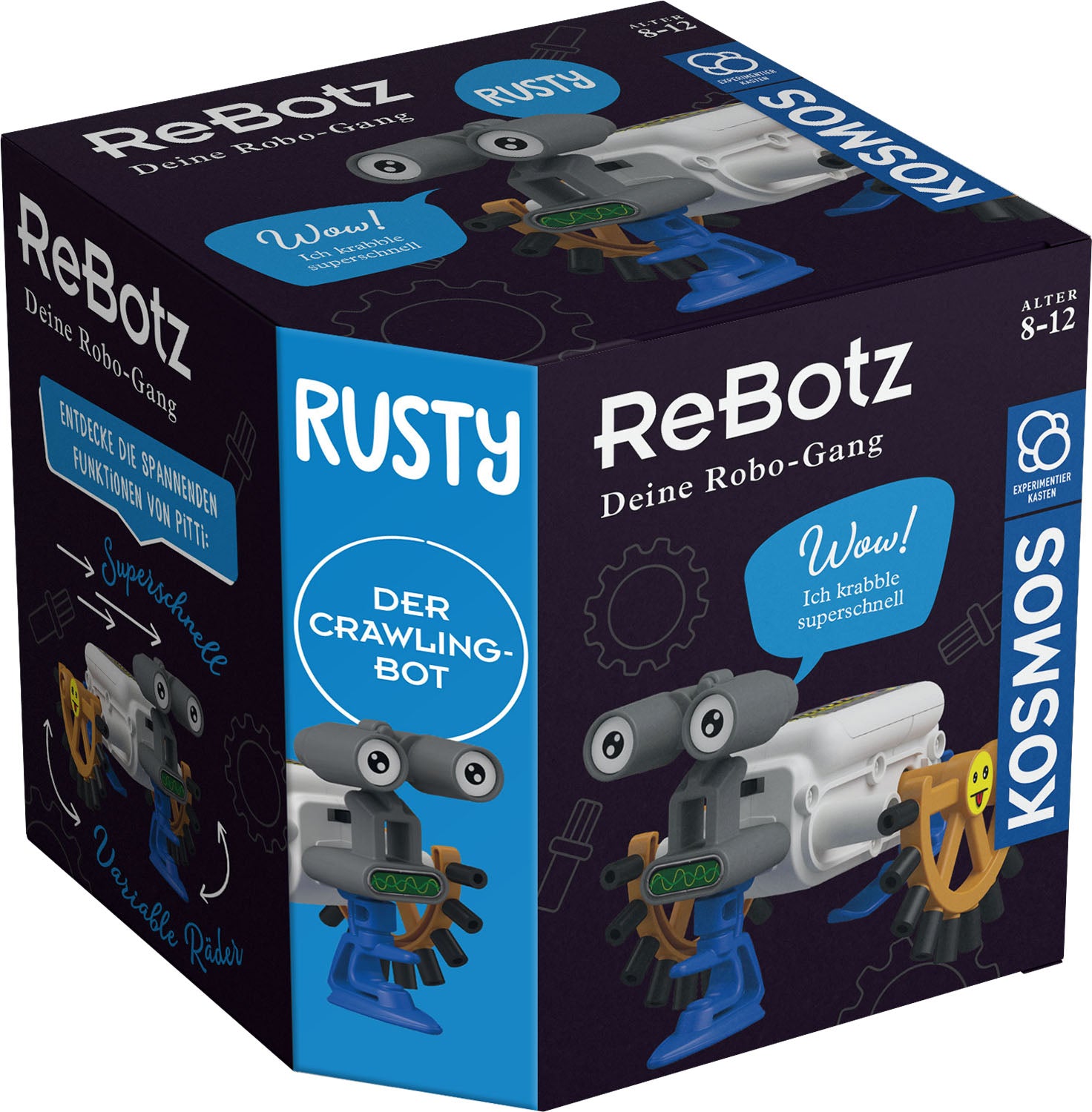 Roboter KOSMOS ReBotz - Rusty der Crawling Bot