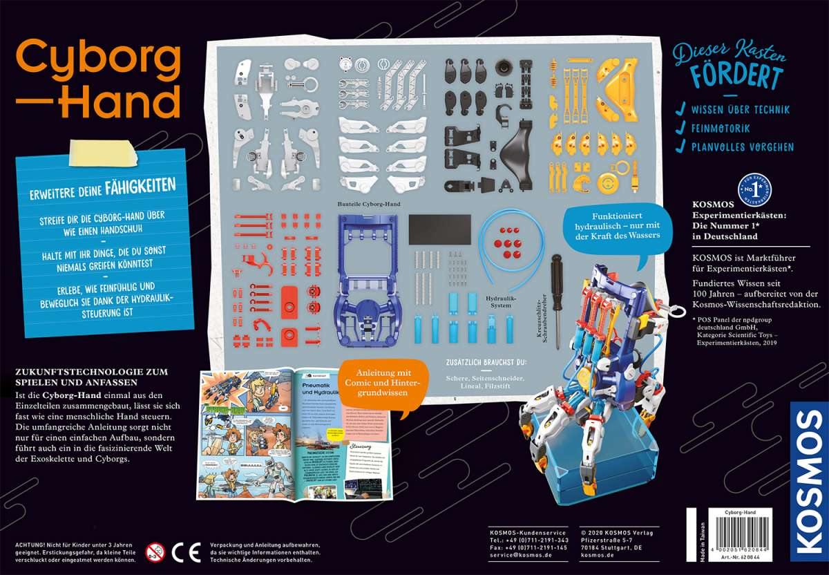 Roboter KOSMOS Cyborg-Hand