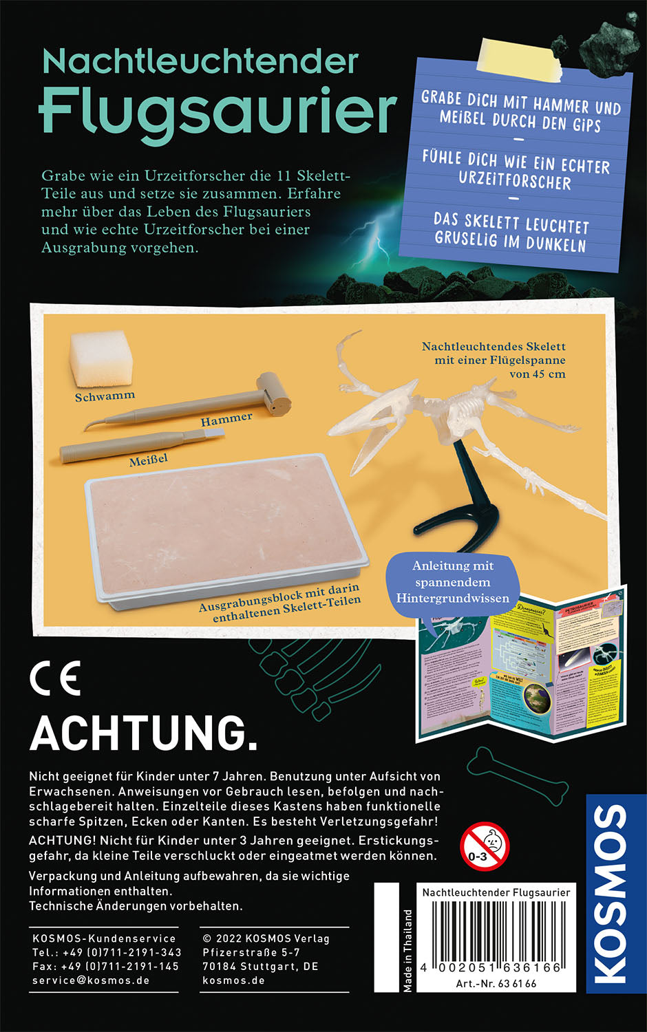 Experiment KOSMOS Nachtleuchtender Flugsaurier