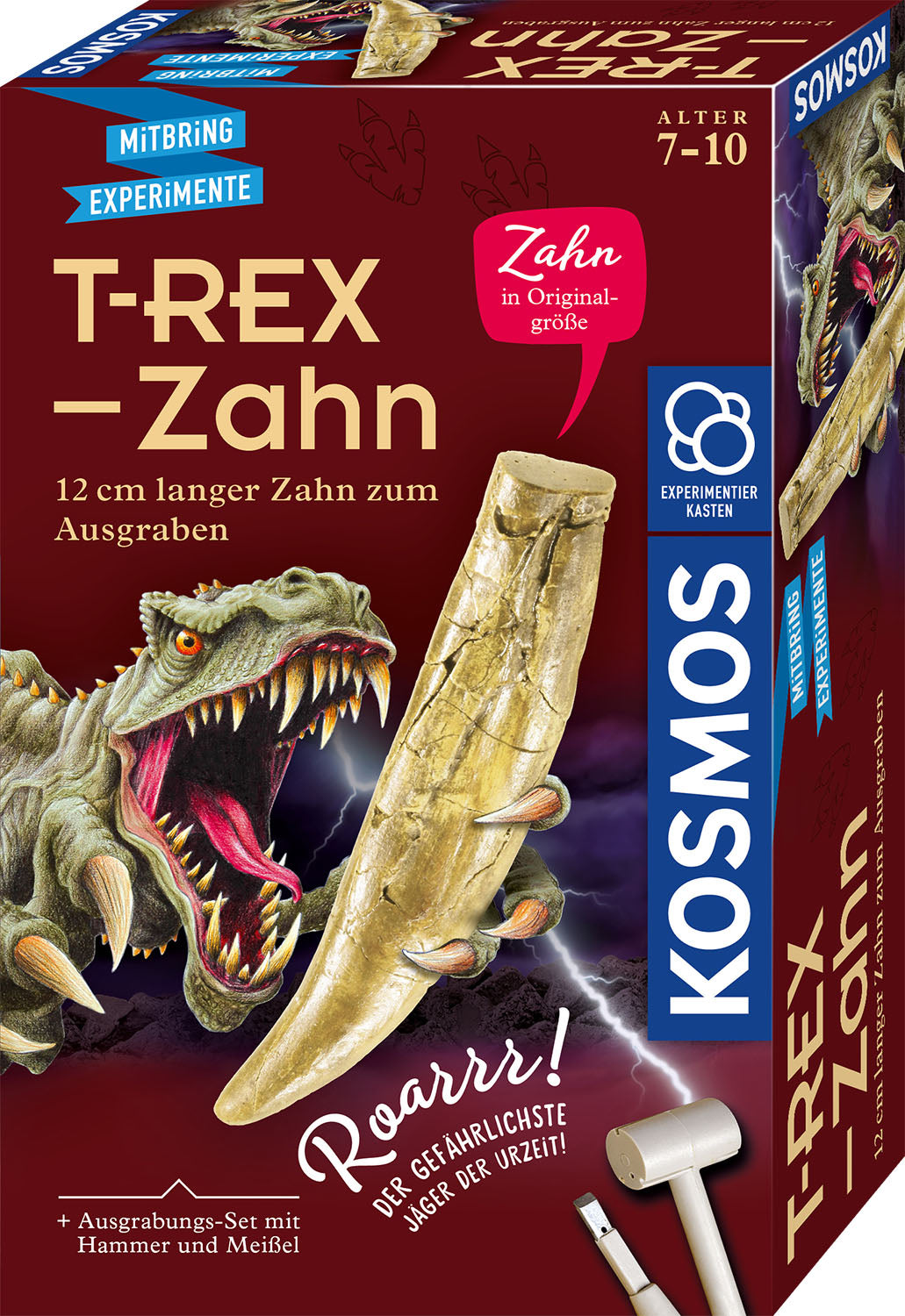 Experiment KOSMOS T-rex - Zahn