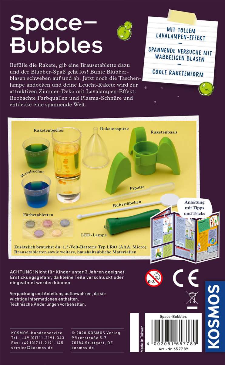 Chemie KOSMOS Space Bubbles