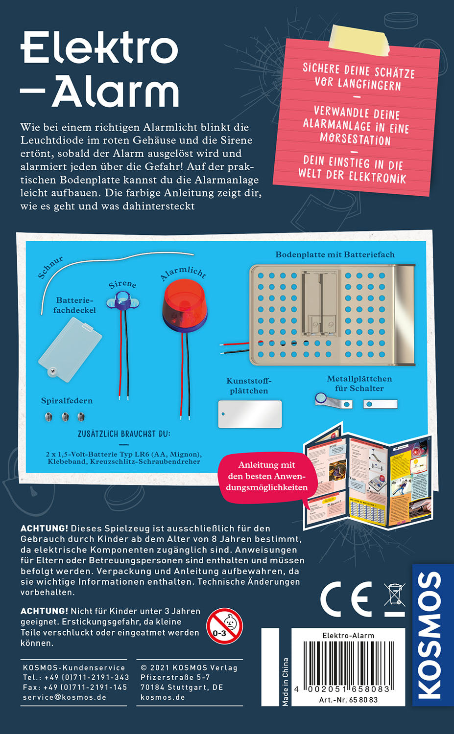 Physik KOSMOS Elektro-Alarm