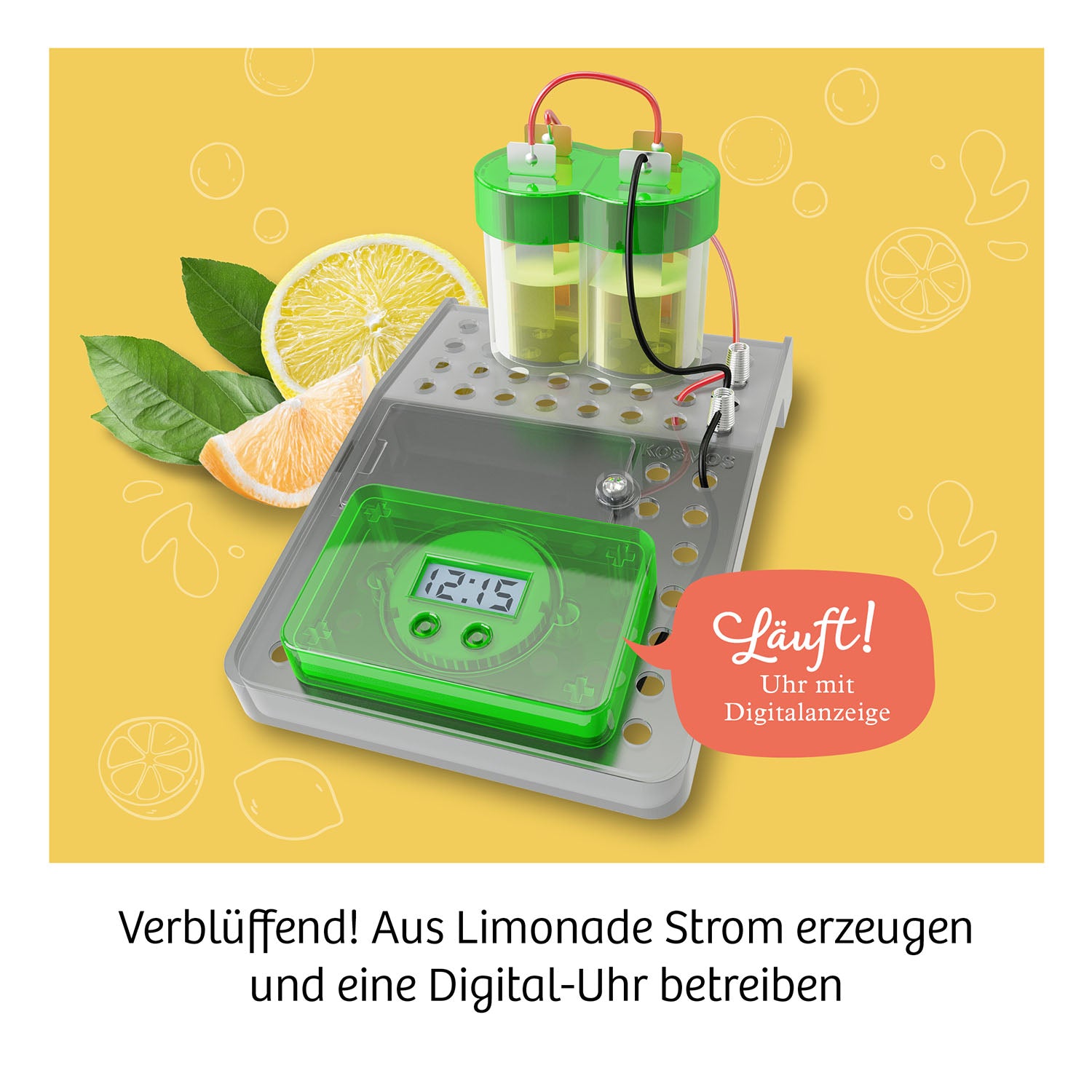 Chemie KOSMOS Limo Uhr