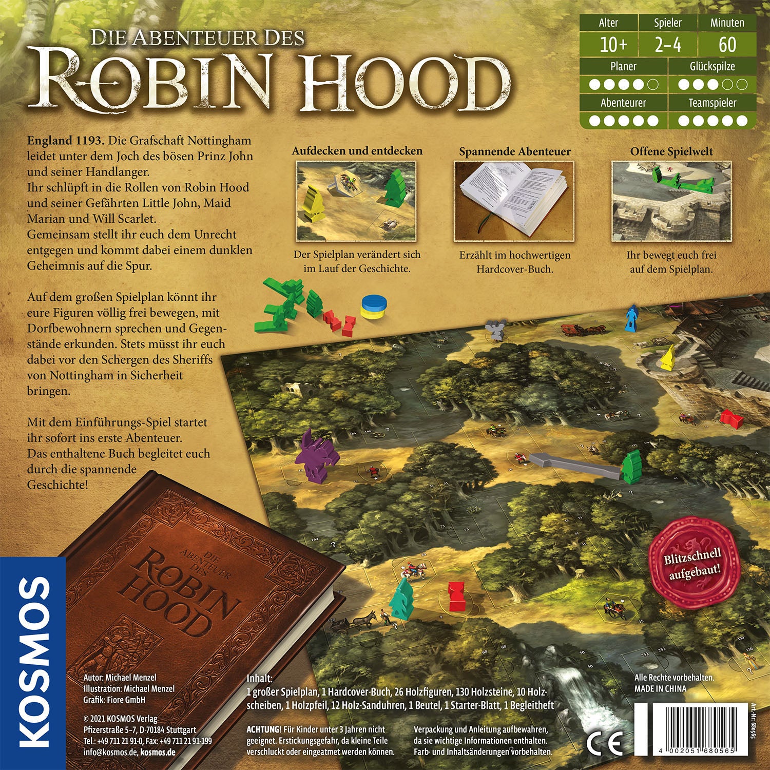 Gesellschaftsspiel KOSMOS Die Abenteuer des Robin Hood