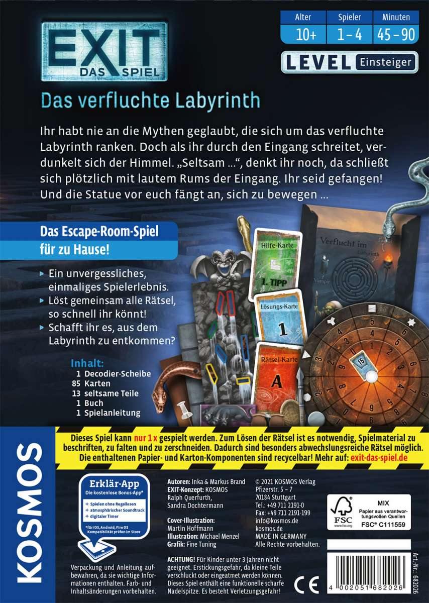 EXIT - Das Spiel: Das verfluchte Labyrinth - WELTENTDECKER