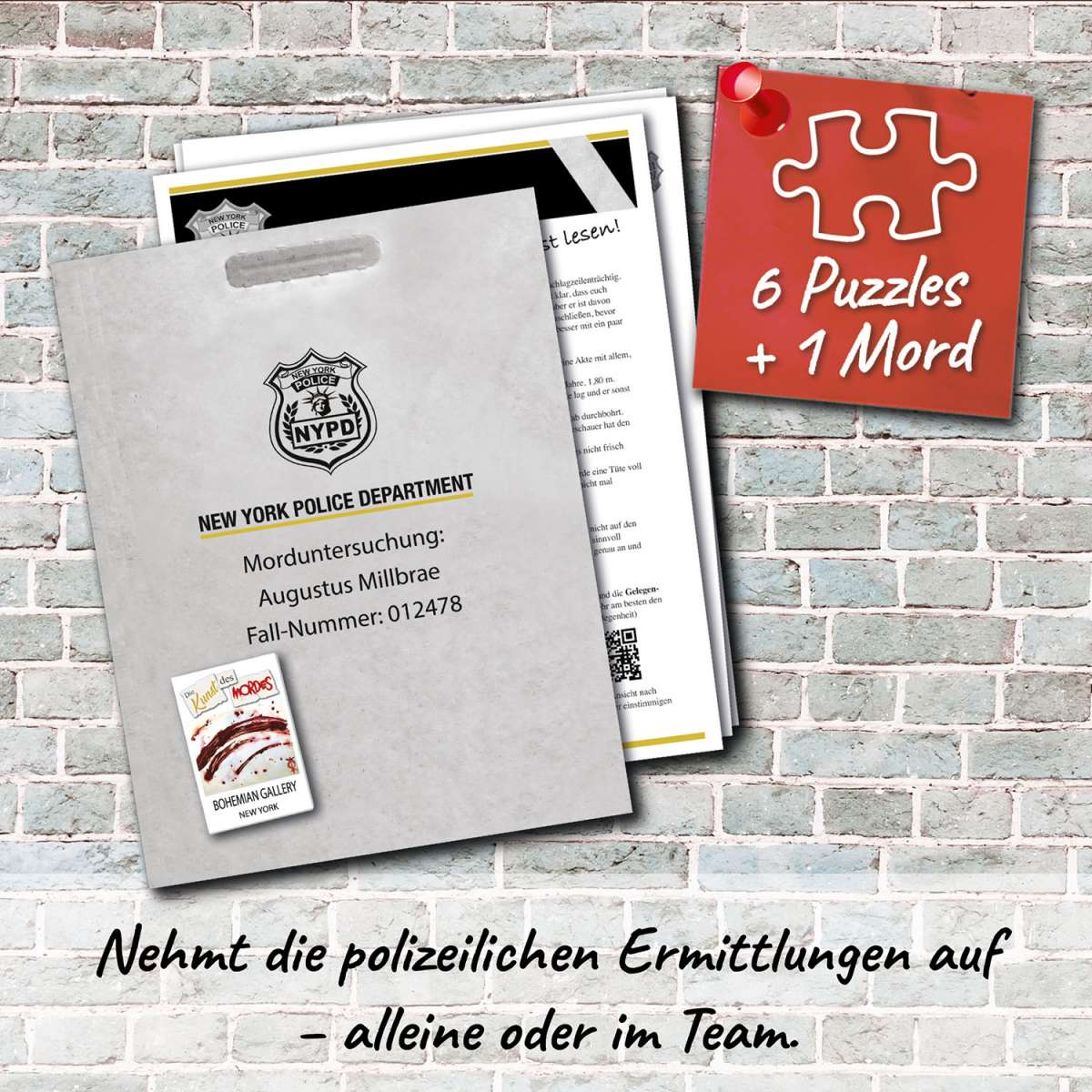 Puzzles KOSMOS Murder Mystery Puzzle - Die Kunst des Mordes