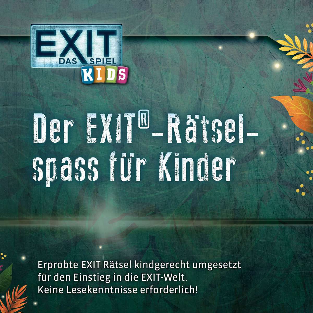 Rätselspiel KOSMOS EXIT® - Das Spiel - Kids: Rätselspaß im Dschungel