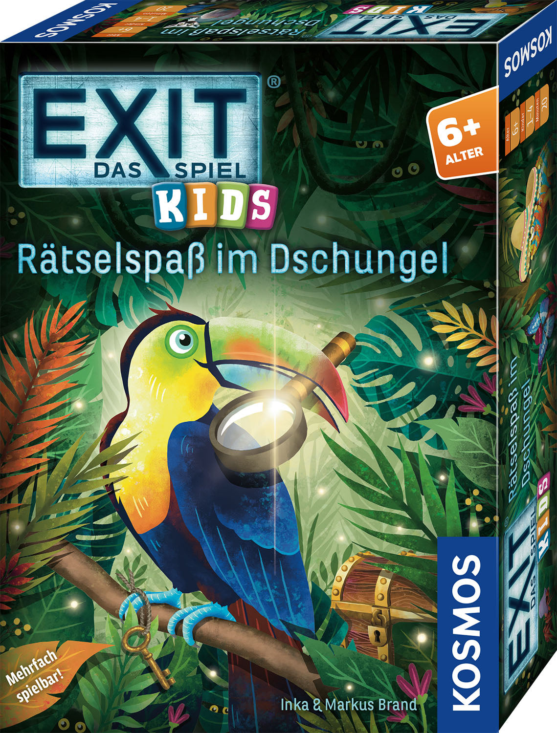 Rätselspiel KOSMOS EXIT® - Das Spiel - Kids: Rätselspaß im Dschungel