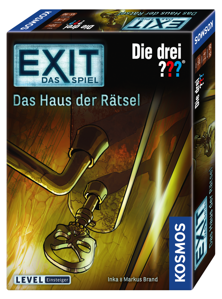Rätselspiel KOSMOS EXIT Das Spiel - Die drei ??? - Das Haus der Rätsel