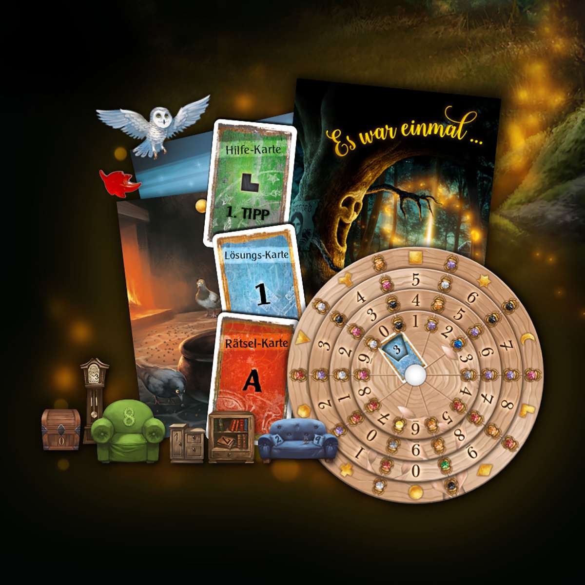 Rätselspiel KOSMOS EXIT Das Spiel - Der verwunschene Wald