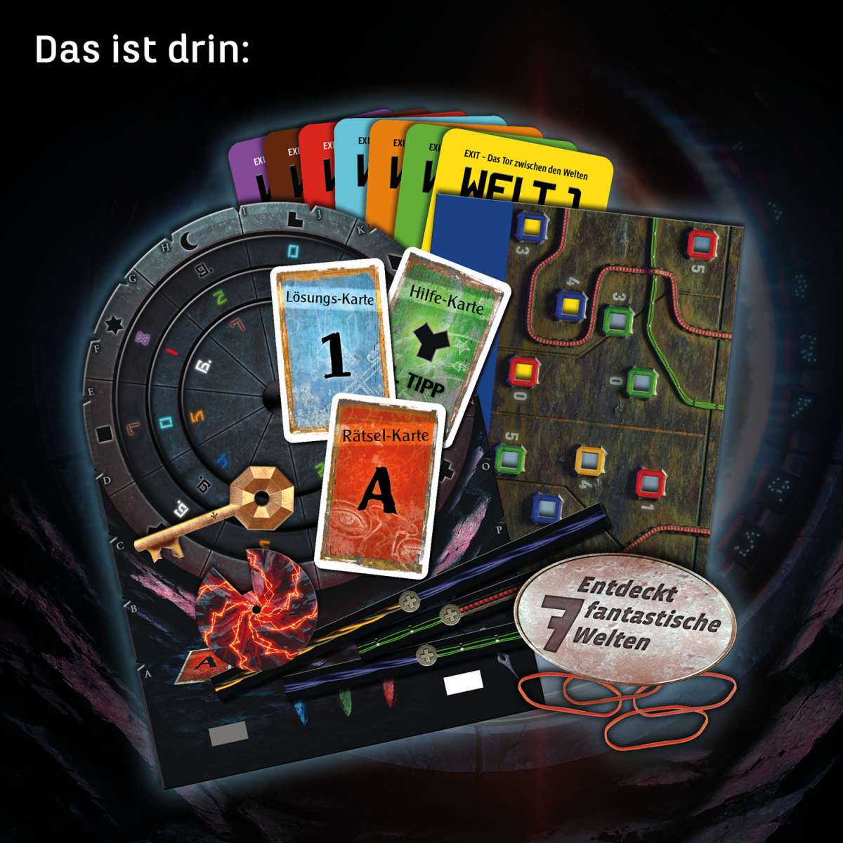 Rätselspiel KOSMOS EXIT Das Spiel - Das Tor zwischen den Welten