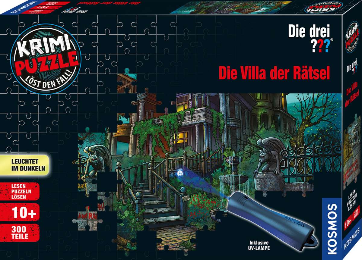 Puzzle KOSMOS Krimipuzzle ??? - Die Villa der Rätsel (300 Teile)