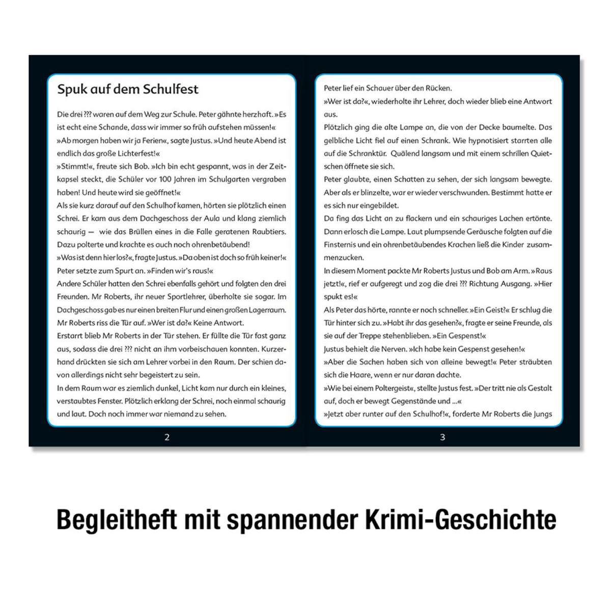 Puzzle KOSMOS Krimipuzzle ??? Kids - Spuk auf dem Schulfest (200 Teile)