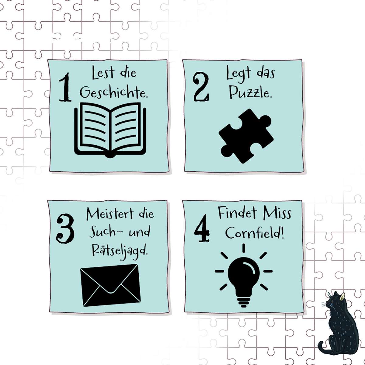 Puzzle KOSMOS Schule der magischen Tiere - Story Puzzle: Fürchterlich feierlich!