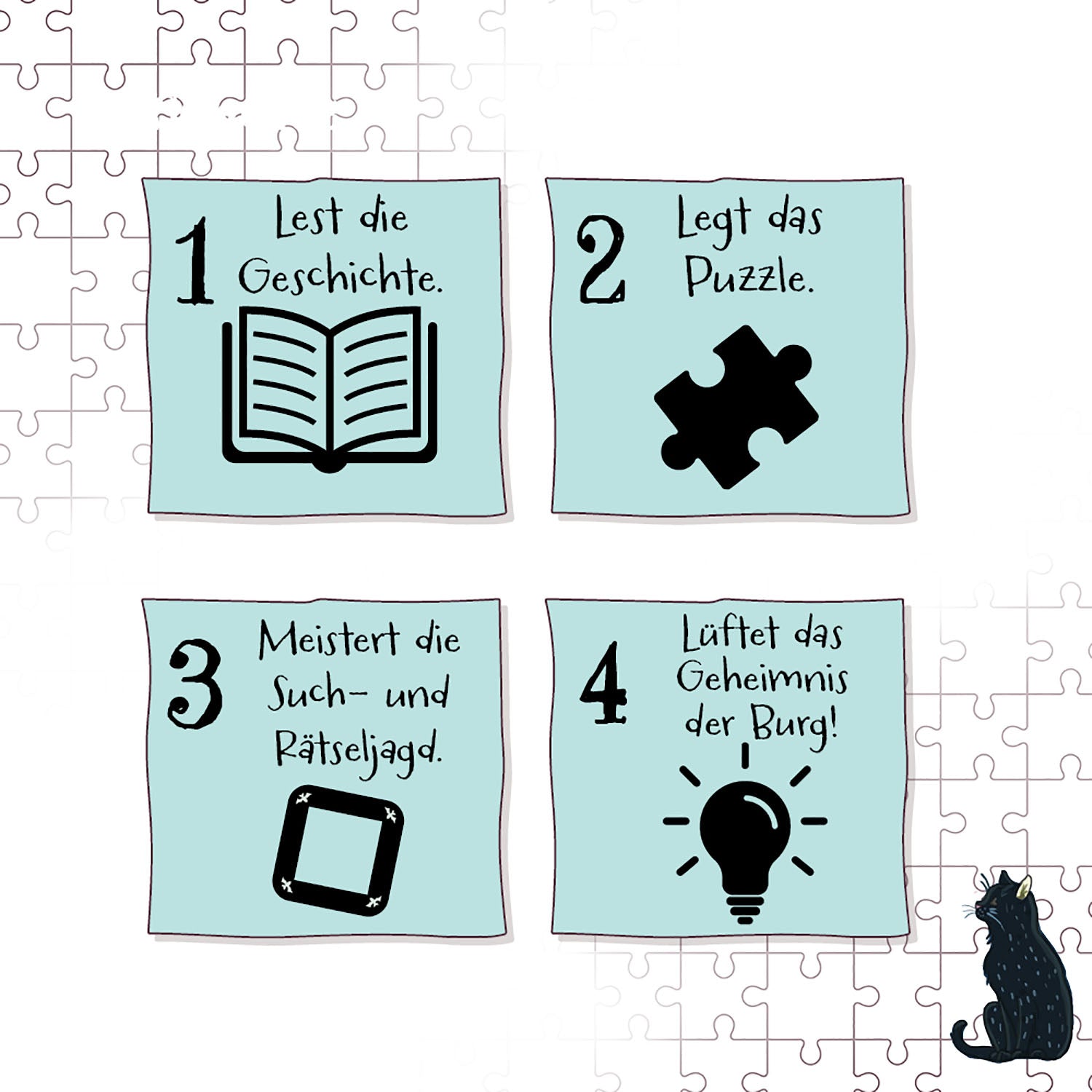 Puzzle KOSMOS Schule der magischen Tiere - Story Puzzle: Endlich ausgegeistert!