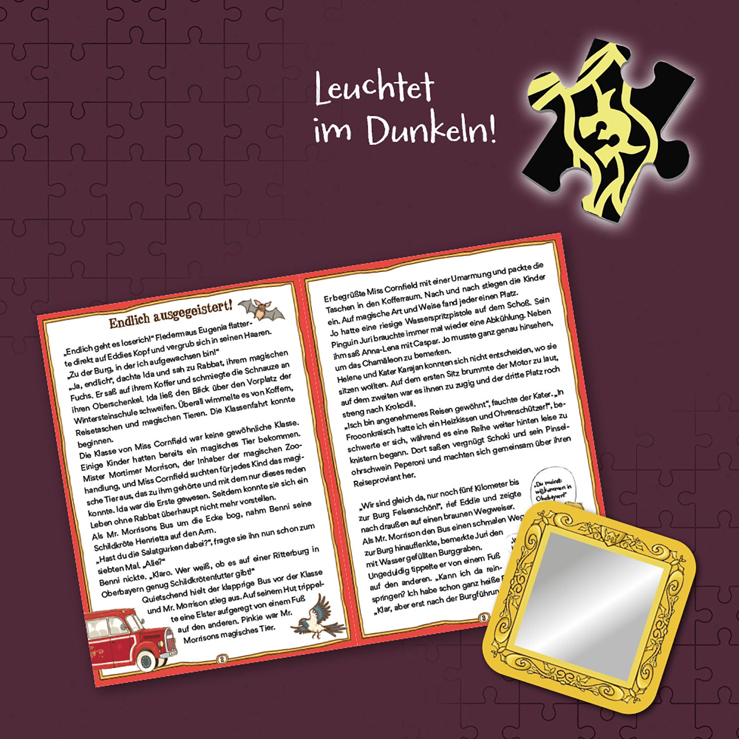 Puzzle KOSMOS Schule der magischen Tiere - Story Puzzle: Endlich ausgegeistert!