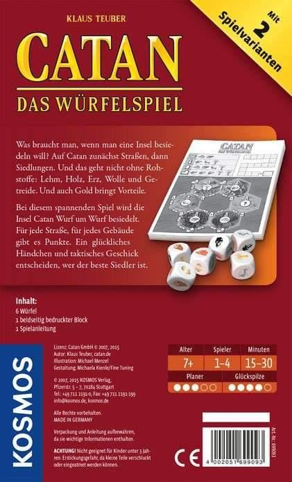 CATAN - Das Würfelspiel - WELTENTDECKER