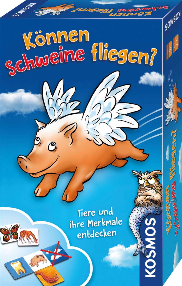 Gesellschaftsspiel KOSMOS Können Schweine fliegen? (Mitbringspiel)