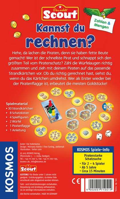 Gesellschaftsspiel KOSMOS Scout - Kannst du Rechnen?
