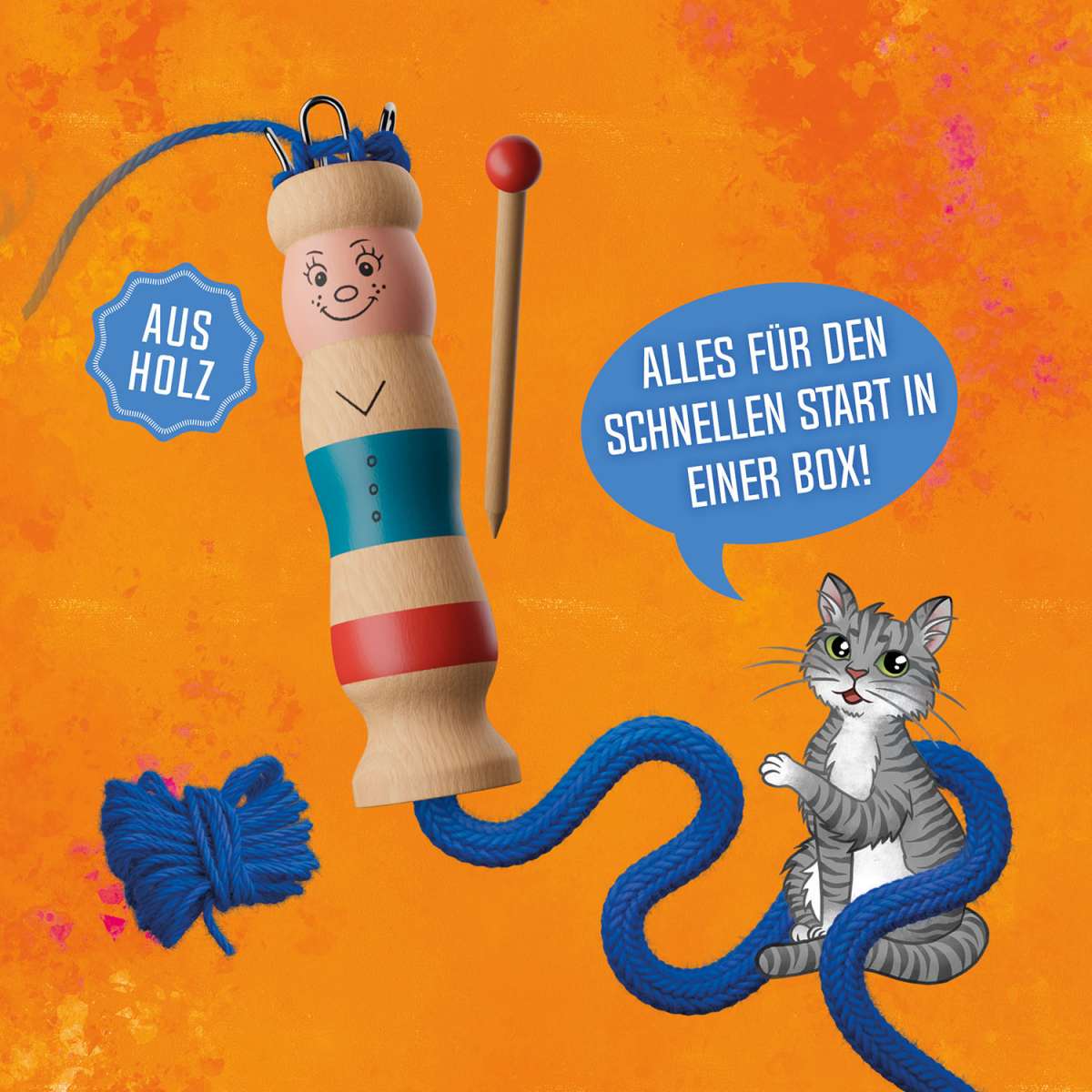 Basteln KOSMOS Strickliesel