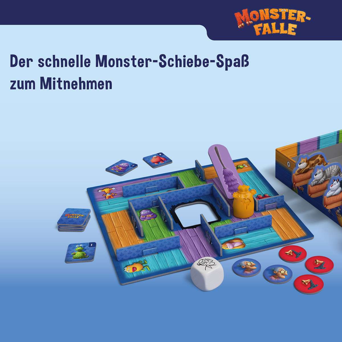 Gesellschaftsspiel KOSMOS Monsterfalle (Mitbringspiel)