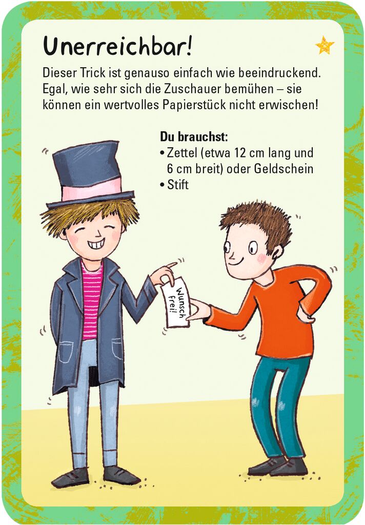 Moses 50 Karten / Pocket Quiz Moses Verlag 50 Zaubertricks mit Papier und Schnur