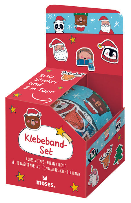 Weihnachten Moses Verlag Klebeband-Set Weihnachtsfreunde