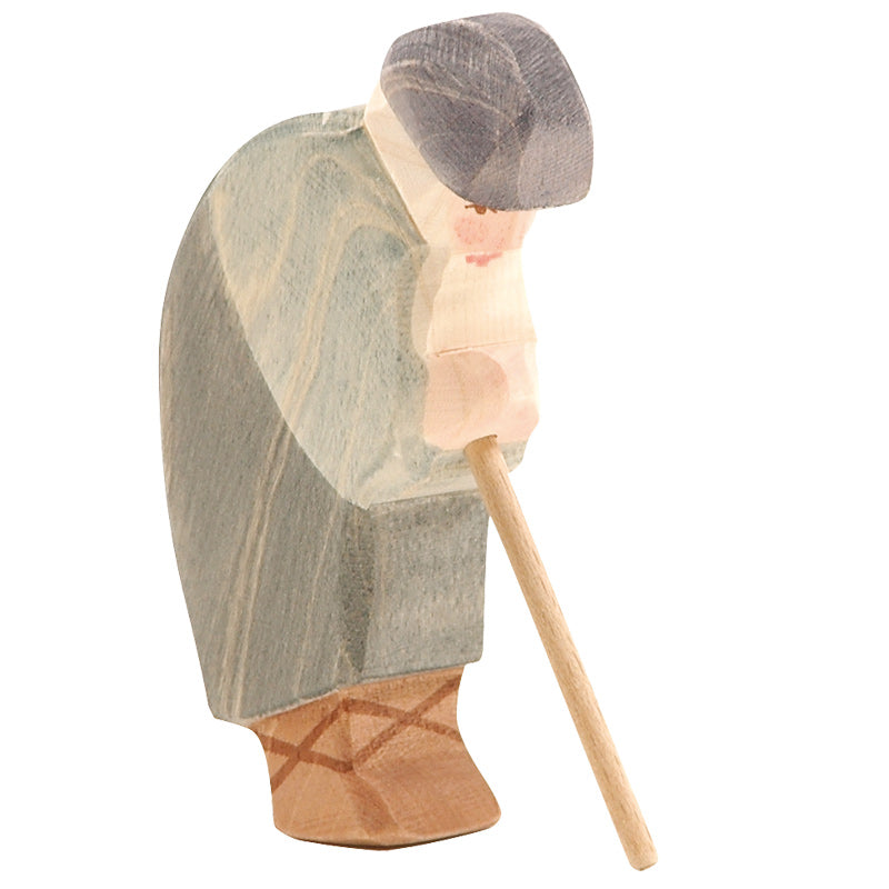 Holztiere & Figuren Ostheimer Holzspielzeug Hirte gebeugt