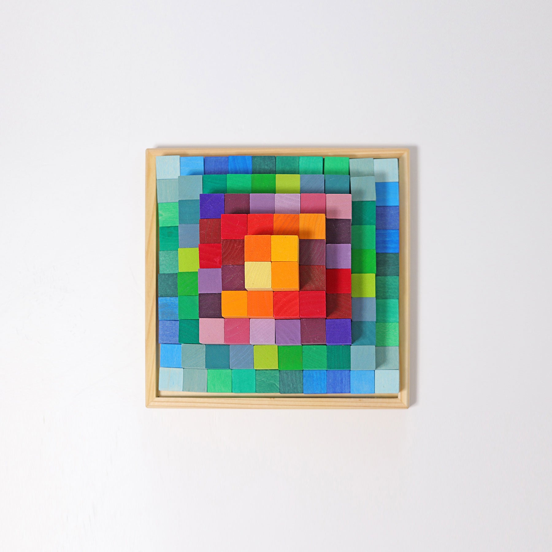 Mathematik GRIMM'S Spiel und Holz Design Kleine Stufenpyramide