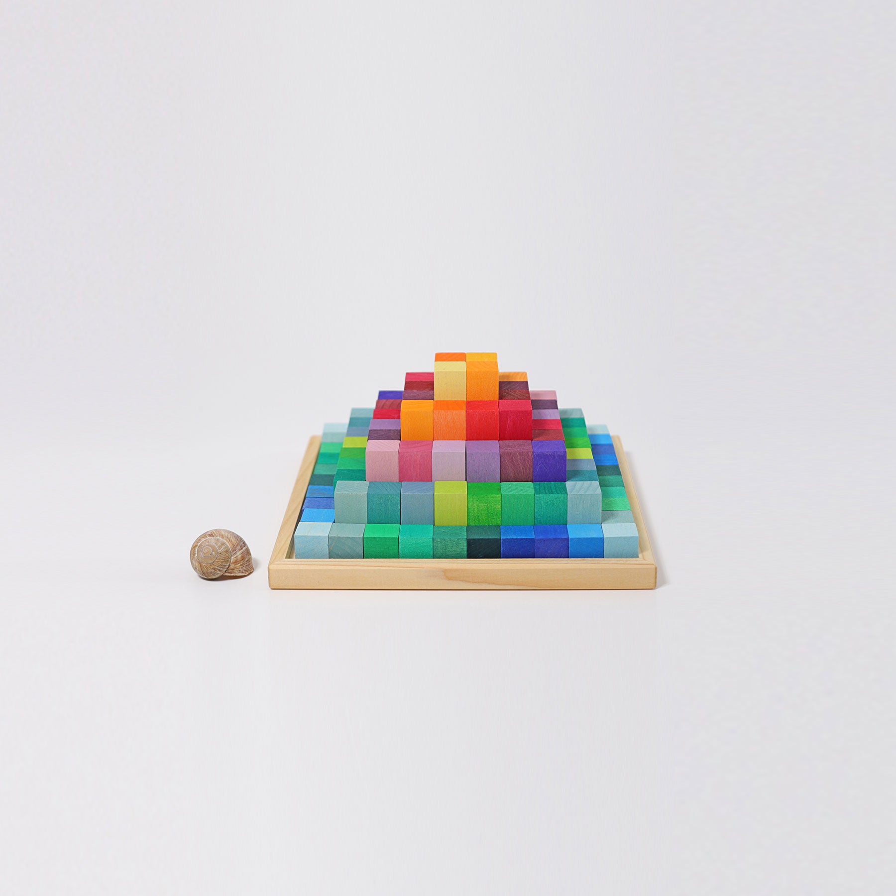 Mathematik GRIMM'S Spiel und Holz Design Kleine Stufenpyramide