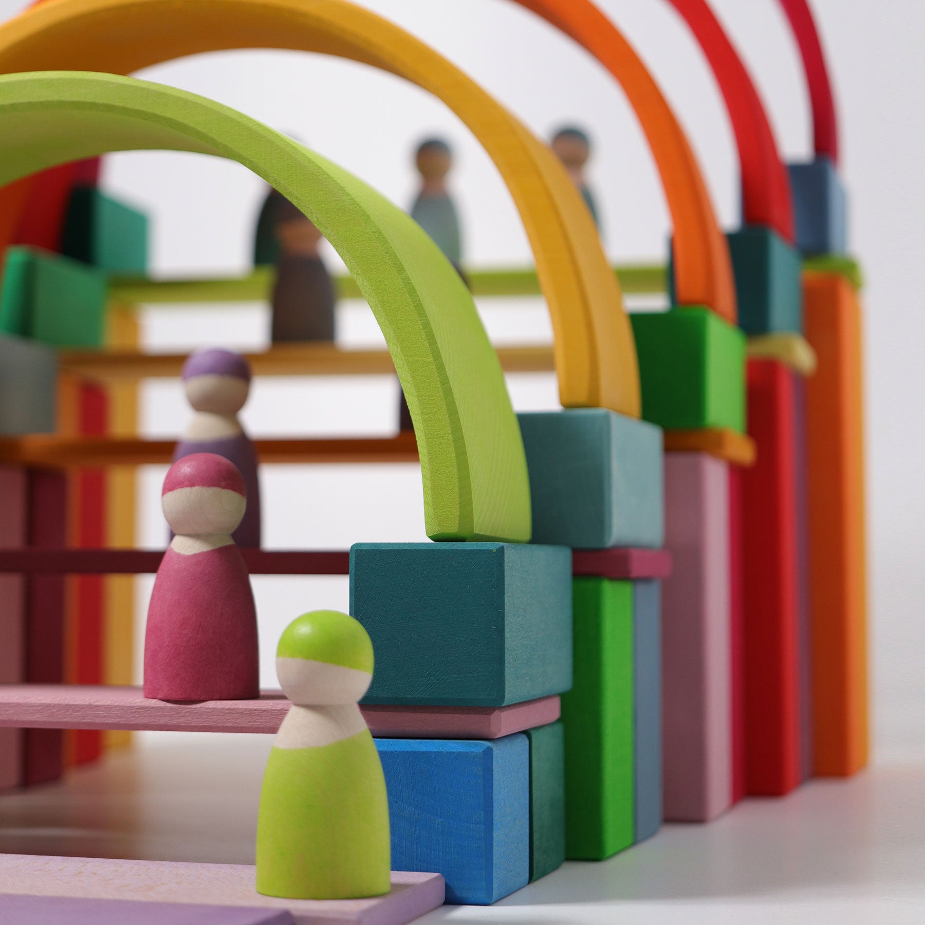 Open-ended Play GRIMM'S Spiel und Holz Design Großer Regenbogen