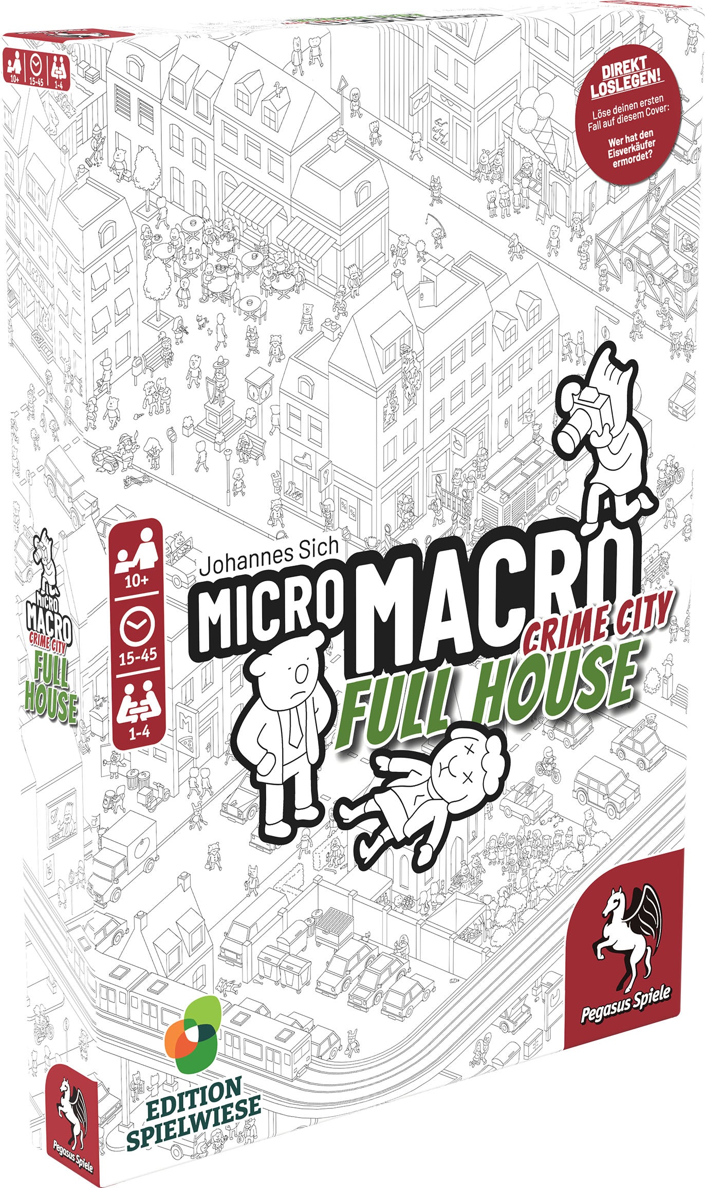 Kooperatives Spiel Pegasus Spiele MicroMacro: Crime City 2 – Full House