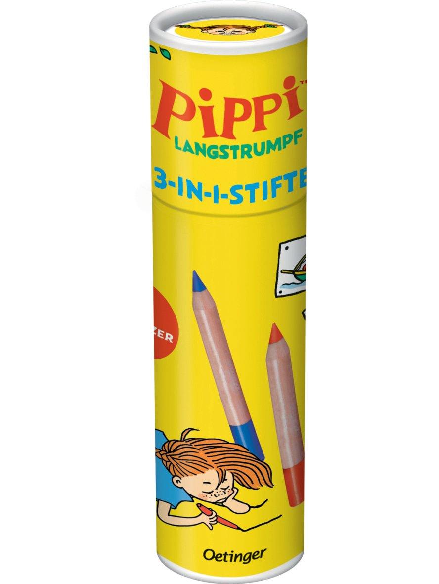 Sonstiges Oetinger Verlagsgruppe Pippi Langstrumpf 3 in 1 Stifte