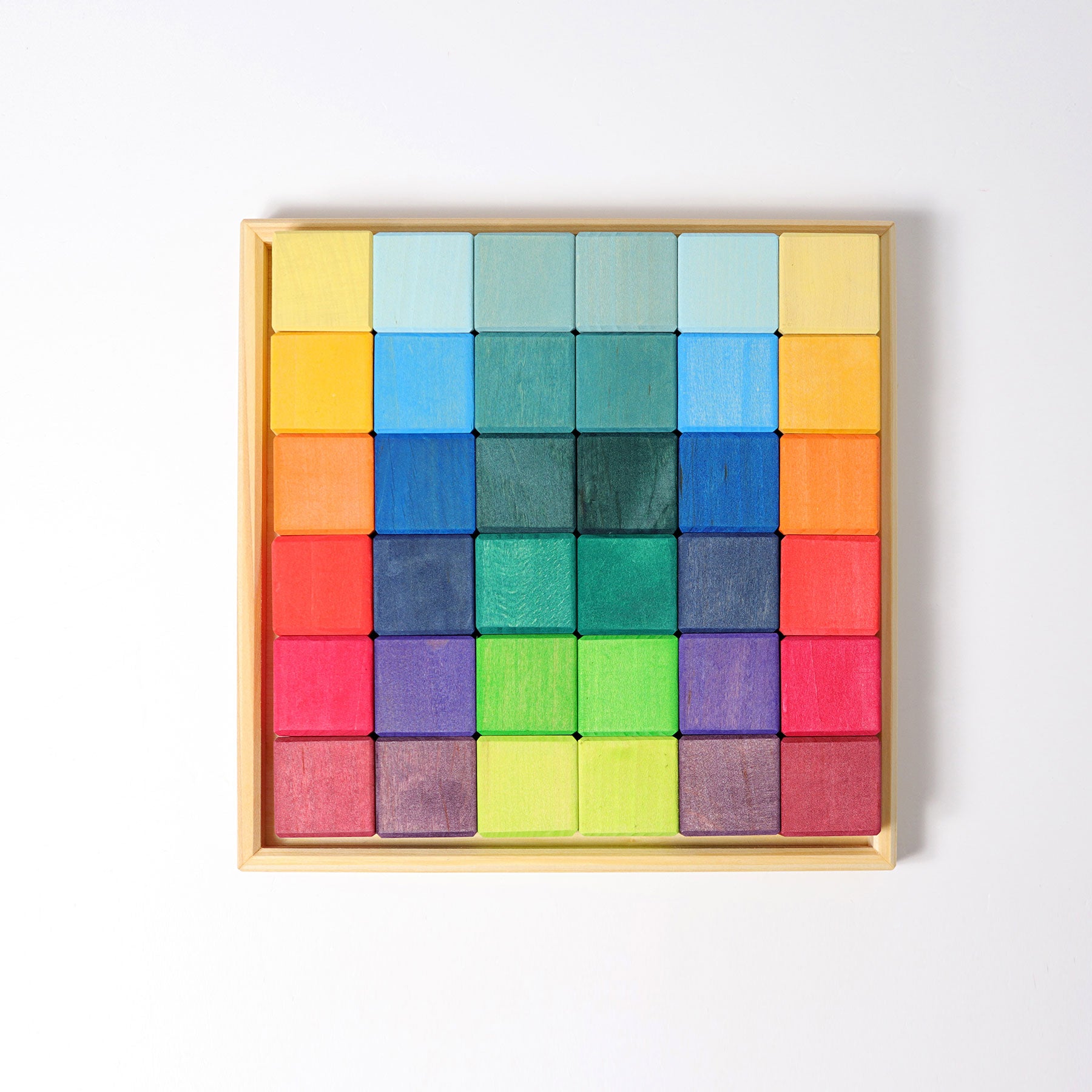 Open-ended Play GRIMM'S Spiel und Holz Design Regenbogen Mosaik