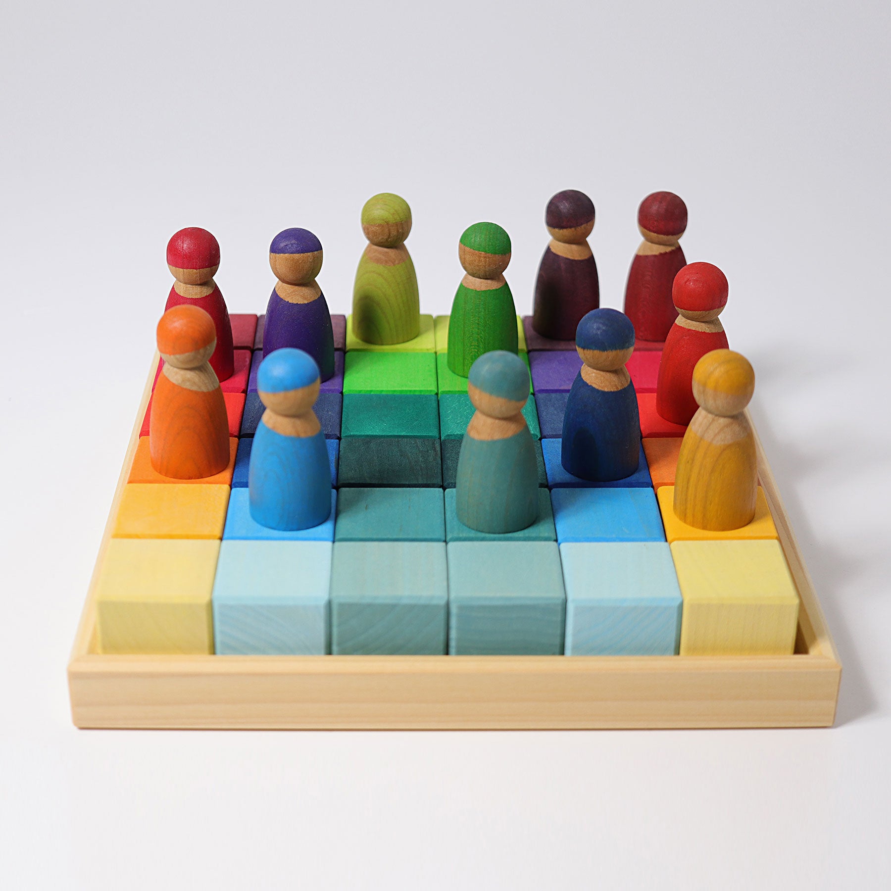 Open-ended Play GRIMM'S Spiel und Holz Design Regenbogen Mosaik