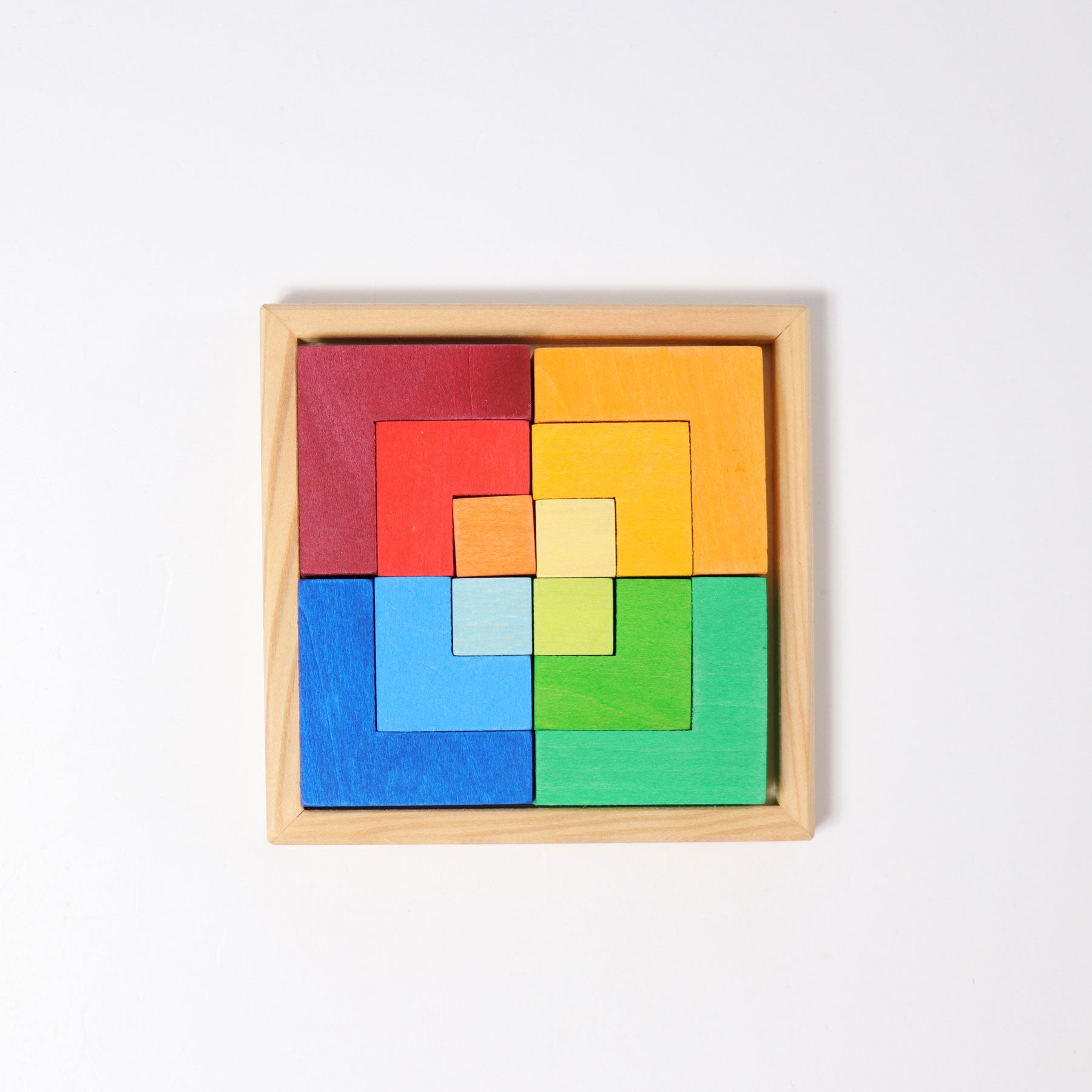 Open-ended Play GRIMM'S Spiel und Holz Design Kleines Bauspiel Viereck