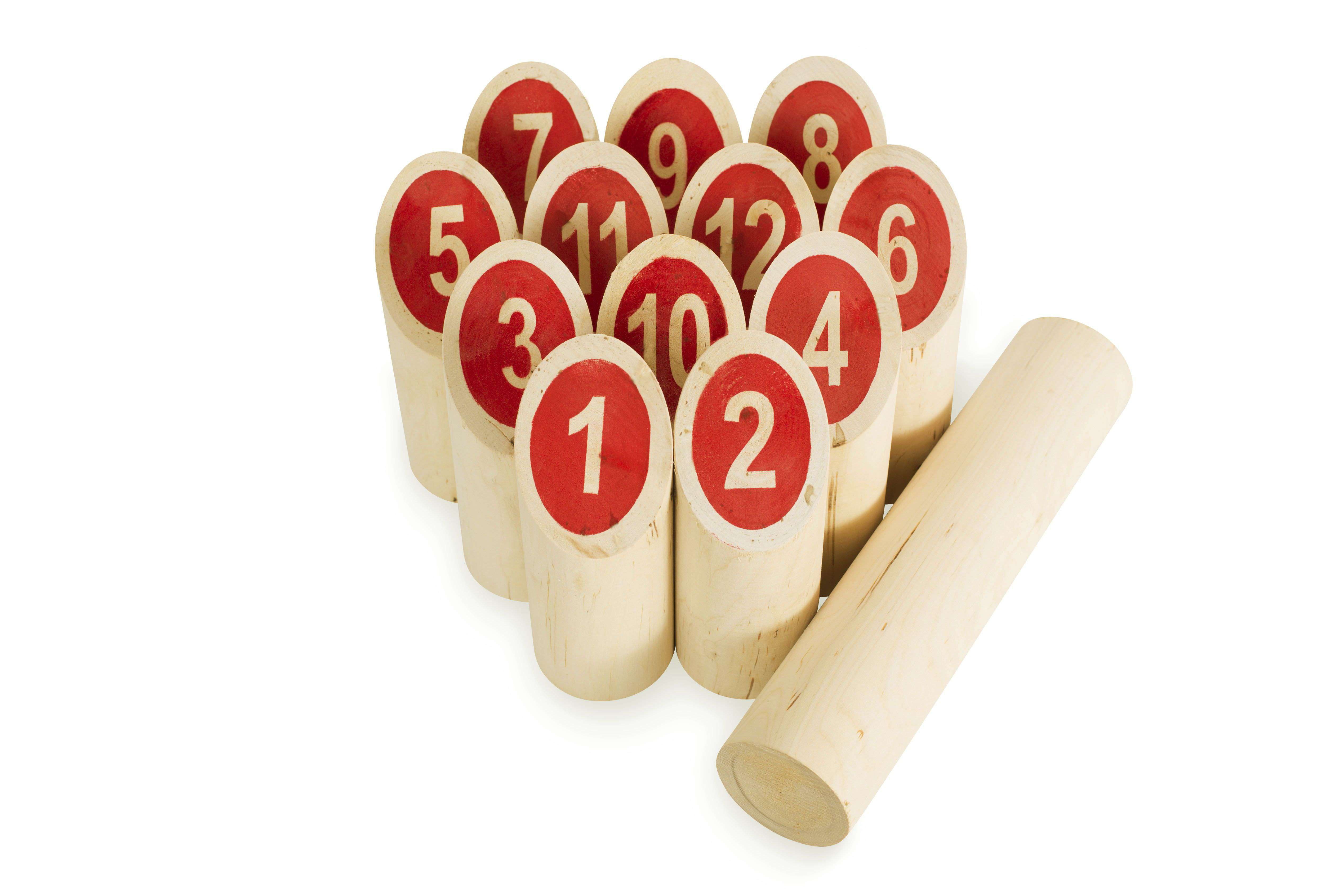 Spielzeug für Draußen BEX BEX Number Kubb Family (Birkenholz)