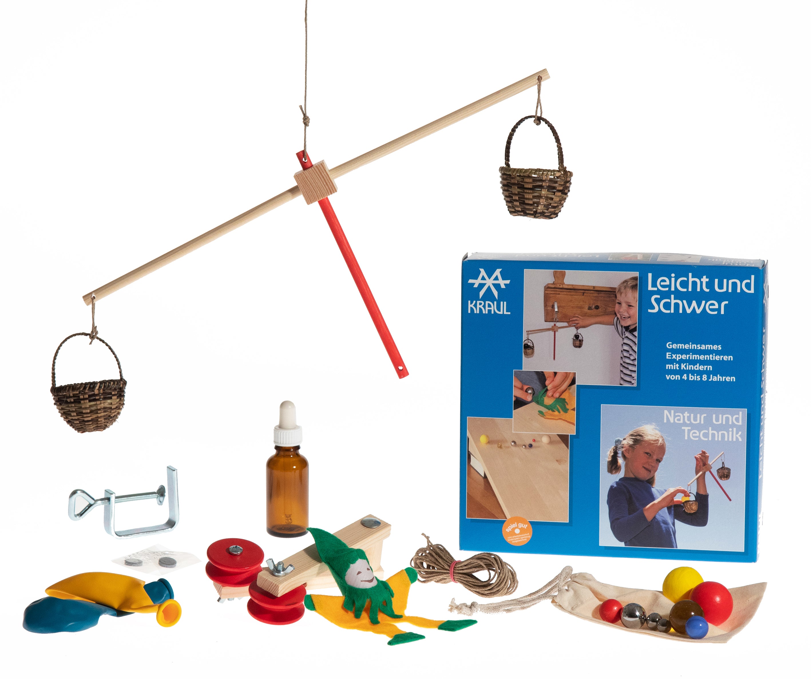 Experiment Kraul Leicht und Schwer - Natur und Technik