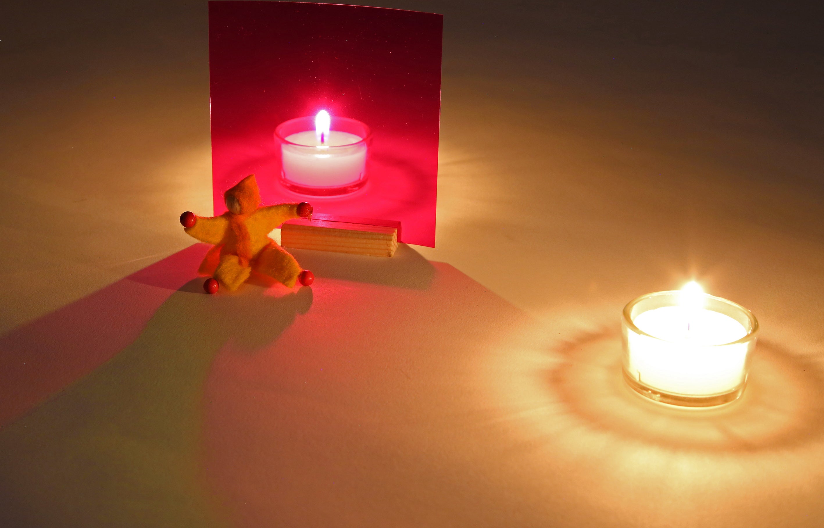 Experiment Kraul Licht und Farben