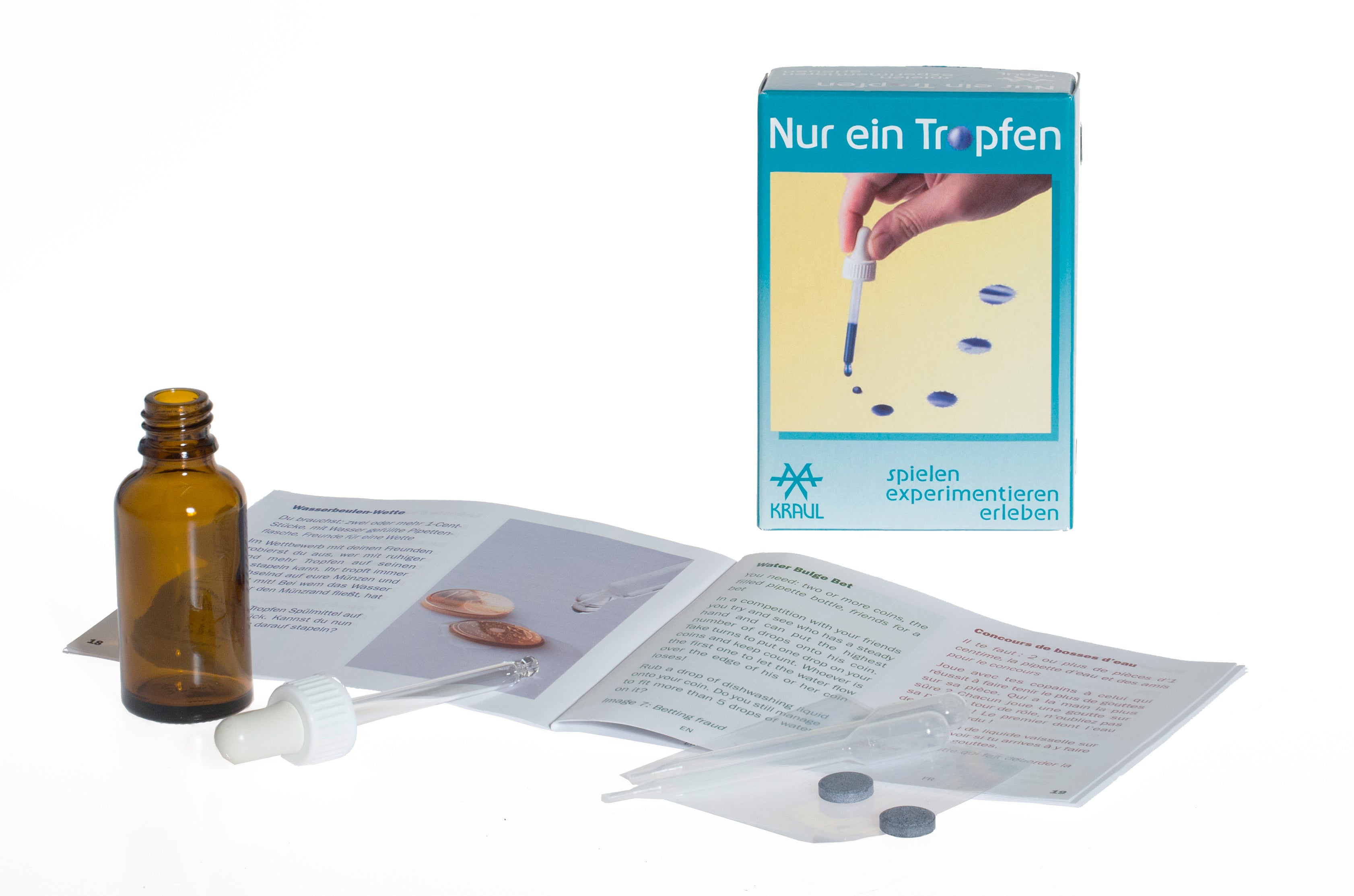Experiment Kraul Nur ein Tropfen
