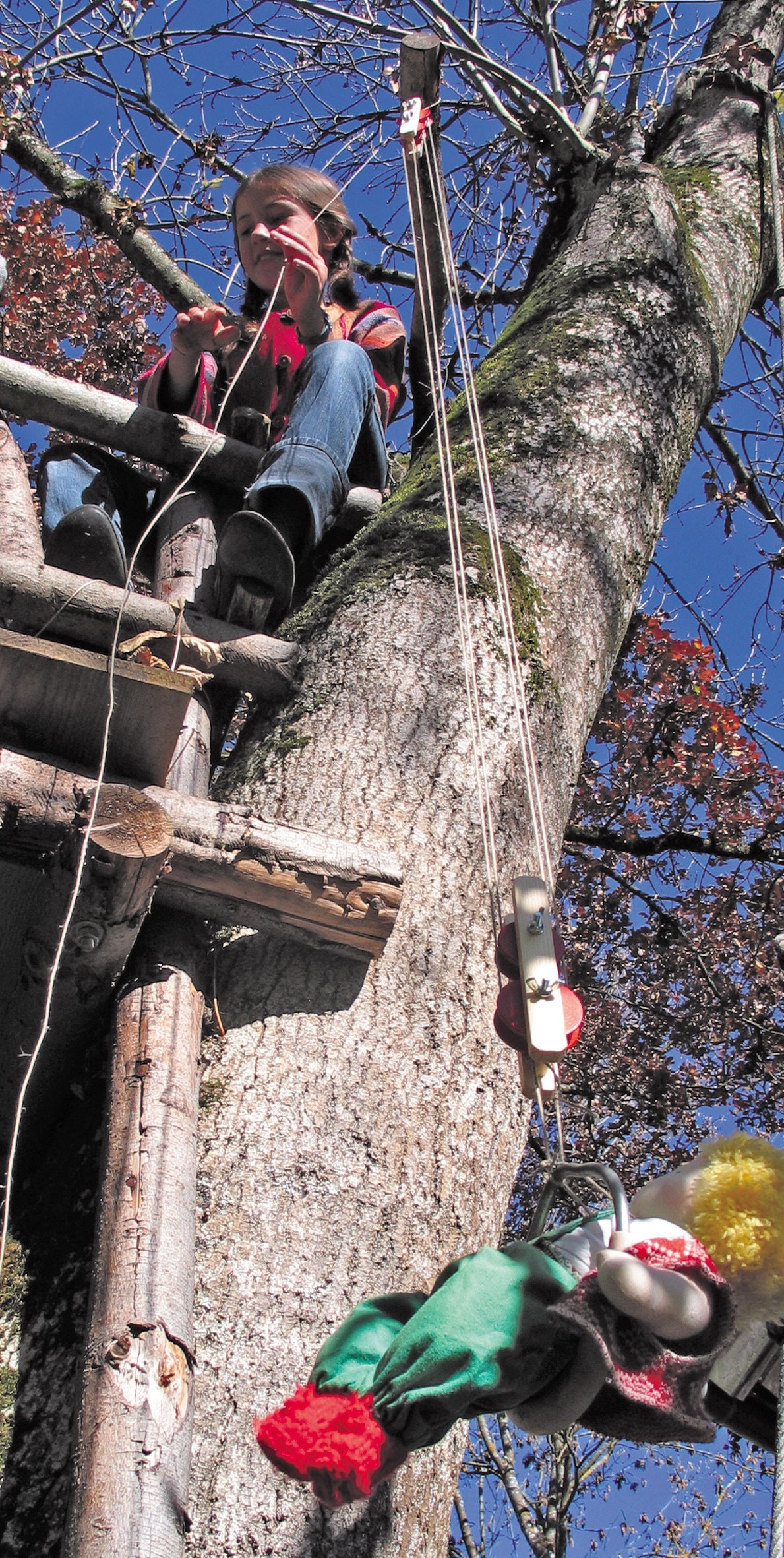 Experiment Kraul Flaschenzüge