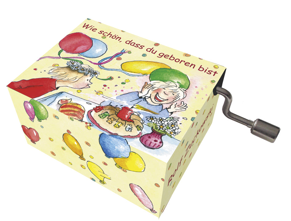 Krimskrams Fridolin Spieluhr "Wie schön, dass du geboren bist"