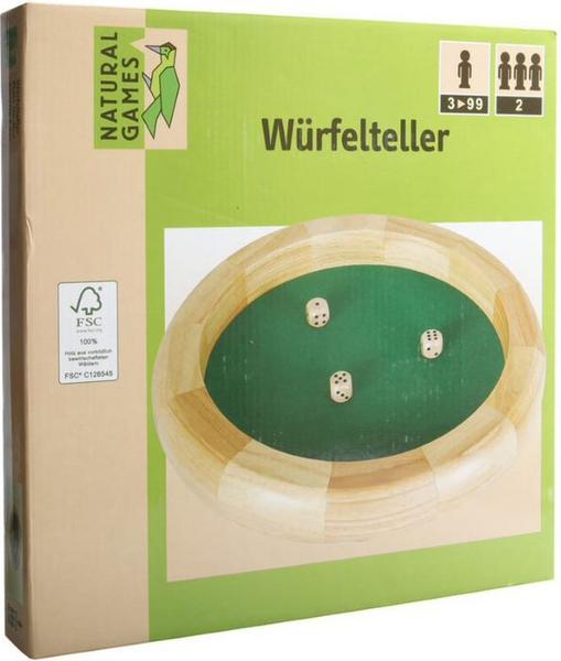 Spiel VEDES Natural Games Würfelteller #30 cm