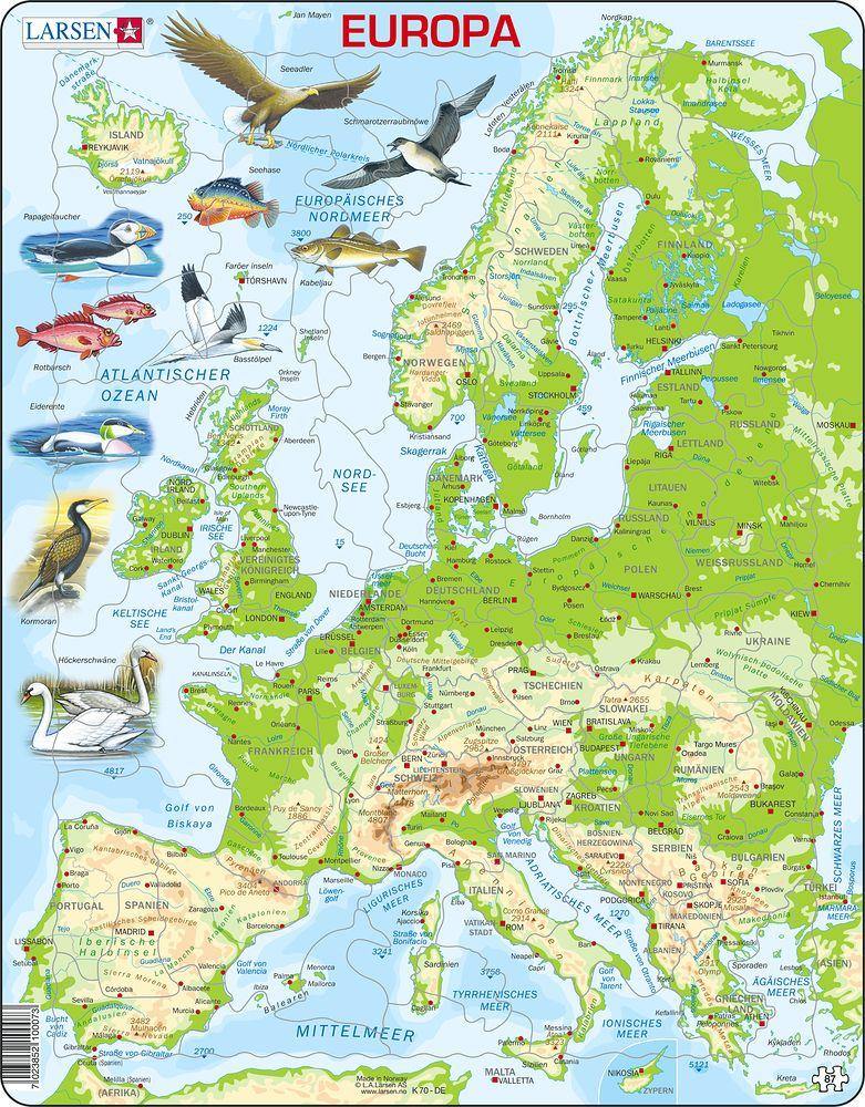 Puzzle Larsen Puzzle-Europa (physisch)