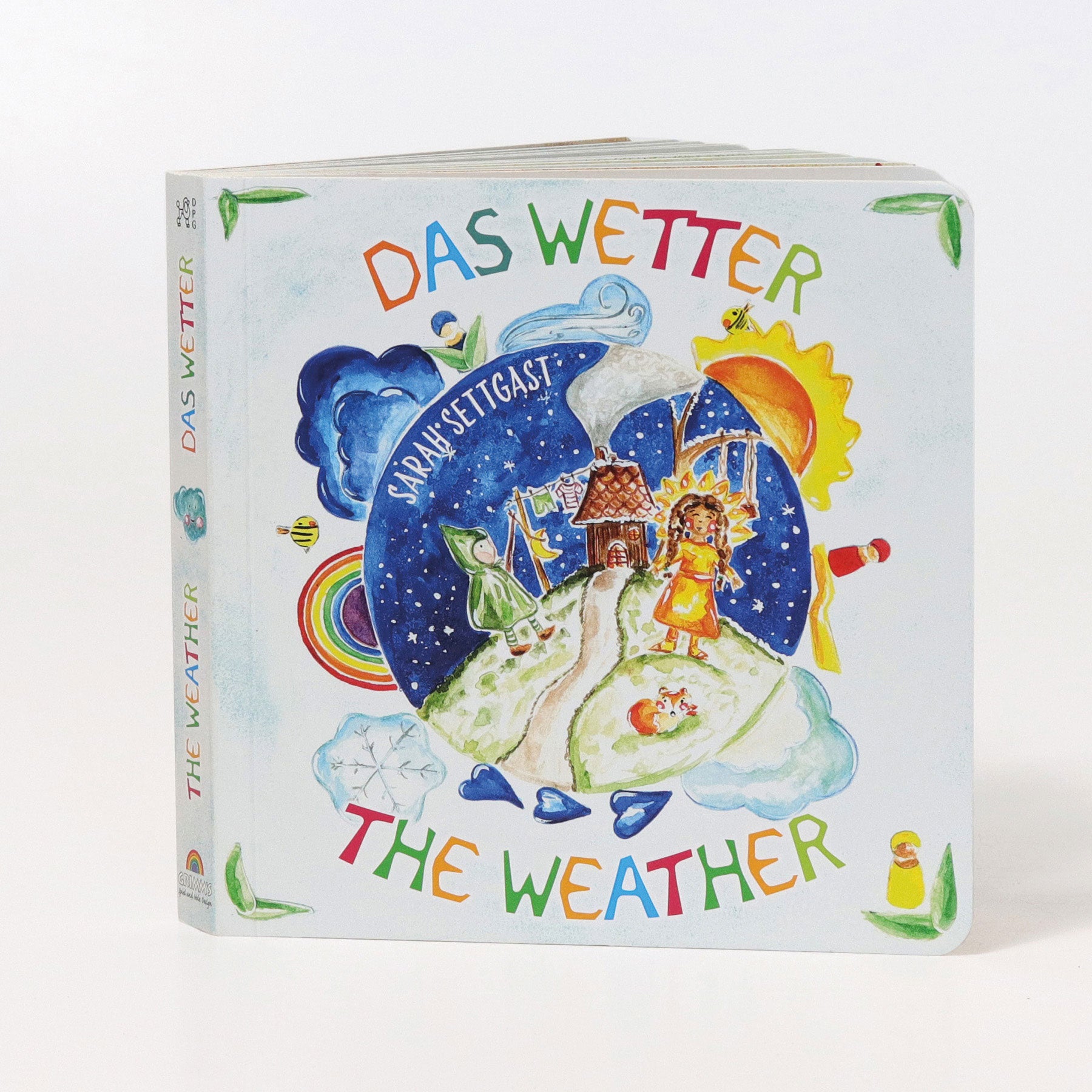Open-ended Play GRIMM'S Spiel und Holz Design Das Wetter Pappebuch